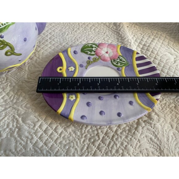 Home Interiors Bunny teapot with cup and saucer - Picture 6 of 14